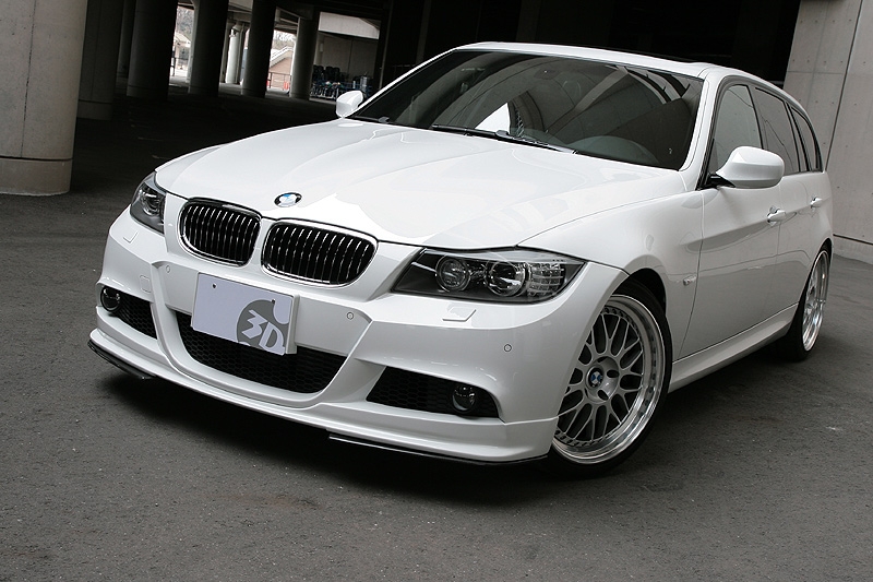 3D Design Carbon Fiber Under Splitter BMW 3 Series E90 M-Sport 06-11