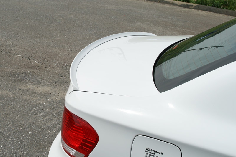 3D Design Trunk Lip Spoiler BMW 1 Series E82 M Sport 08-11