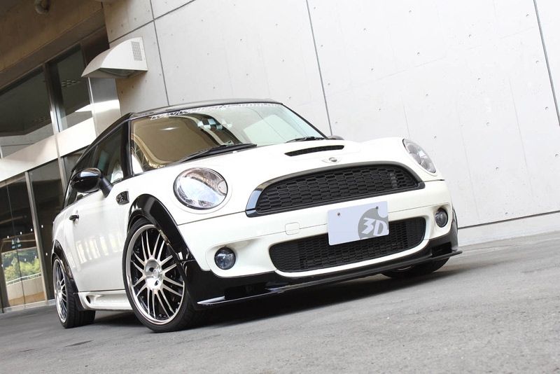 3D Design Urethane Front Lip Spoiler Mini Cooper S R55 R56 07-12