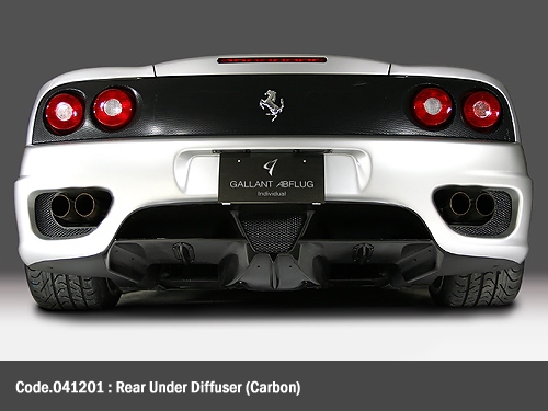 Abflug Rear Under Diffuser (CFRP) Ferrari 360 Modena 99-04