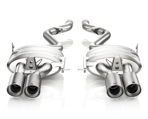 Akrapovic Titanium Slip-On Exhaust System BMW E90 335i Sedan 07-12