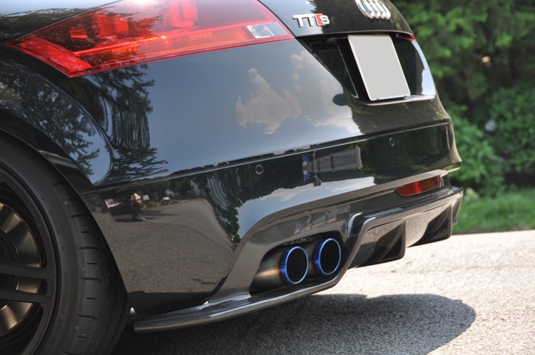 AS Sport Rear Under Diffuser Carbon Audi TT MK2 8J 07-13