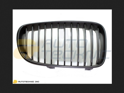 AutoTecknic Replacement ABS Matte Black Front Grilles BMW E82 Coupe | E88 Cabrio | 1 Series 08-13