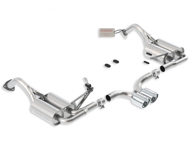 Borla Stainless Cat-Back Exhaust 4.0 Inch Tips Porsche Boxster S & Spyder 09-12