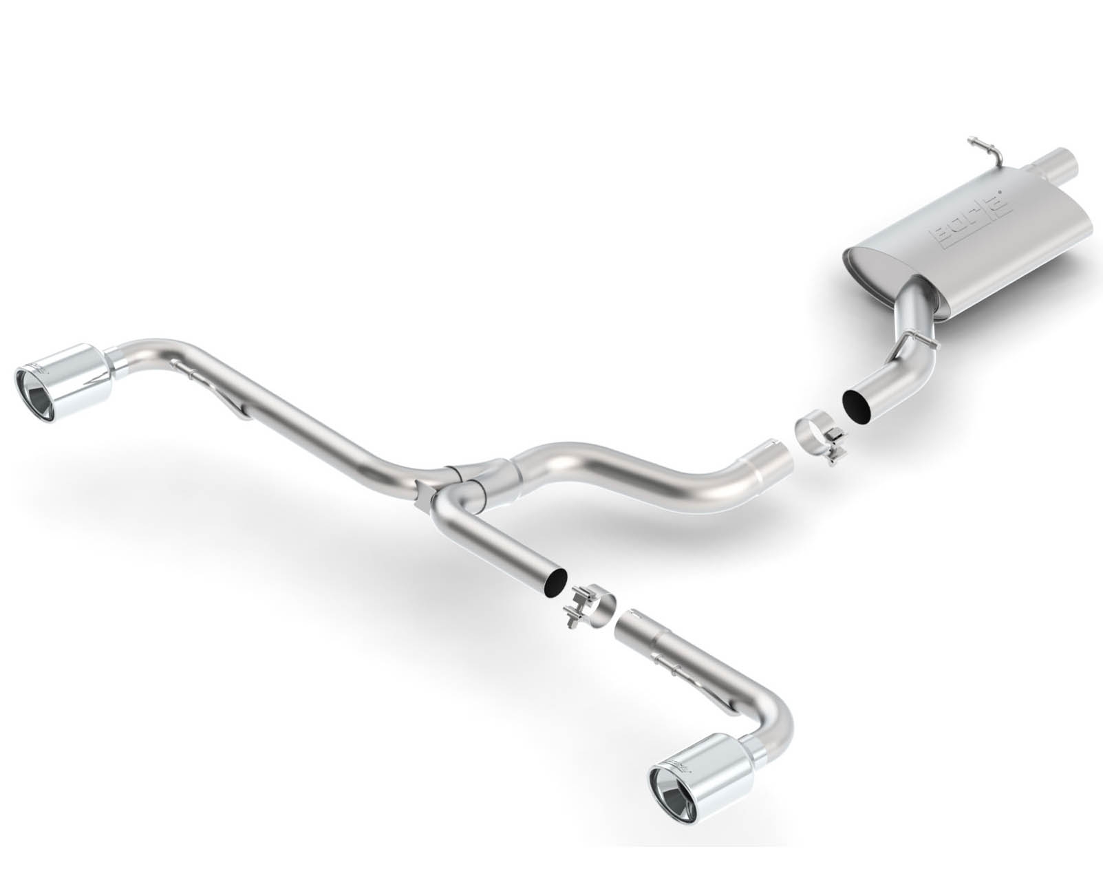 Borla Stainless Steel Cat Back System Audi TT Quattro 11-13