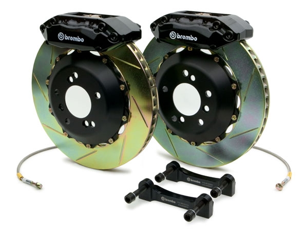 Brembo GT 13.5 Inch 4 Piston 2pc Rear Brake Kit Slotted BMW 535i xDrive 11-13