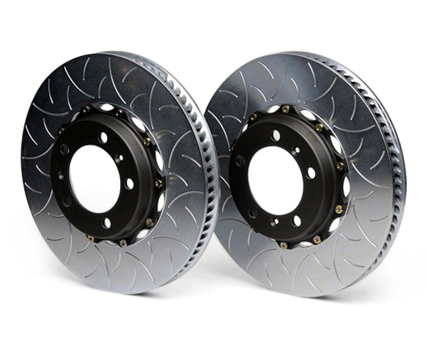 Brembo GT 13.8 Inch 2pc Rear Slotted Rotors Ferrari F430 w/CCM 05-09