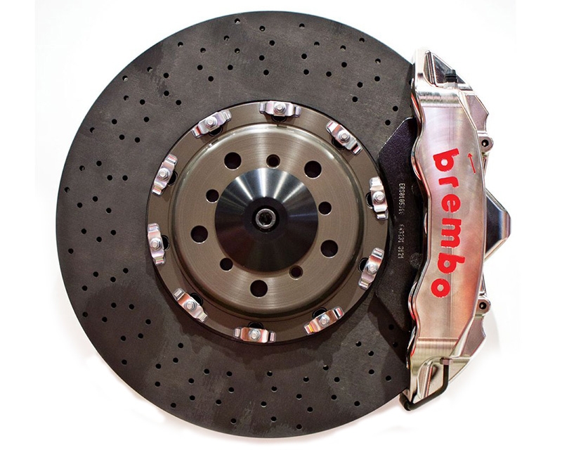 Brembo GT-R 14.2 Inch 4 Piston 2pc CCM-R Discs Rear Brake Kit Mercedes-Benz C63 AMG 08-14