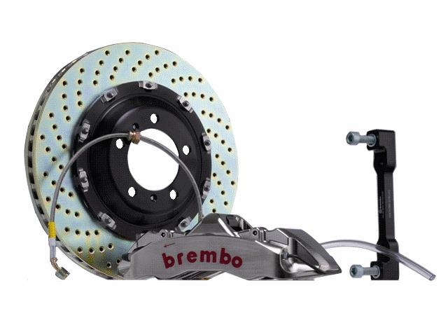 Brembo GT-R 15 Inch 4 Piston 2pc Rear Brakes Mercedes-Benz ML63 06-11