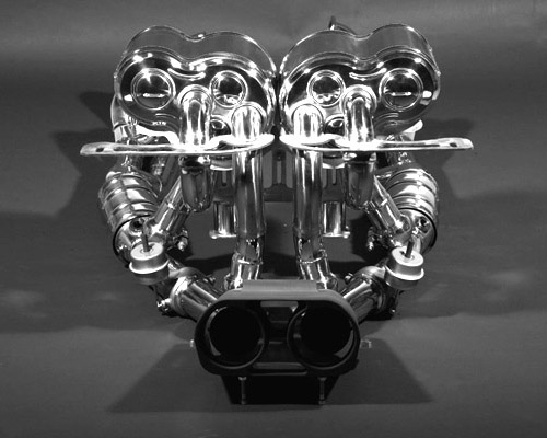 Capristo Complete Valved System Headers - Cats - Exhaust - Remote Lamborghini Murcielago LP640 06-10 