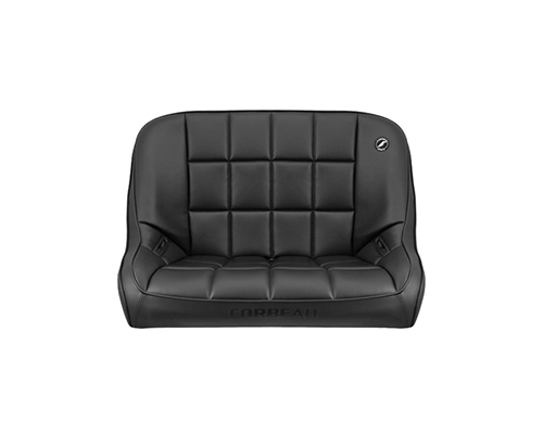 Corbeau 36-Inch Baja Bench Suspension Seat in Black Vinyl 63401