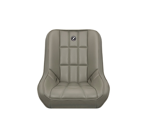 Corbeau Baja Low Back Suspension Seat in Grey Vinyl 62209