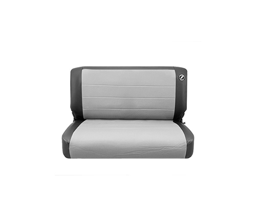 Corbeau CJ/YJ Jeep Seat Covers CJ/YJ Black Vinyl / Grey Cloth 32019