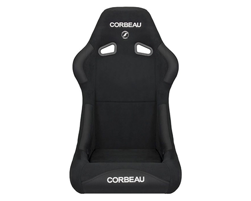 Corbeau Forza Fixed Back Seats in Black Microsuede S29101