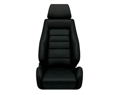 Corbeau GTS II Reclining Seat in Black Leather L20301
