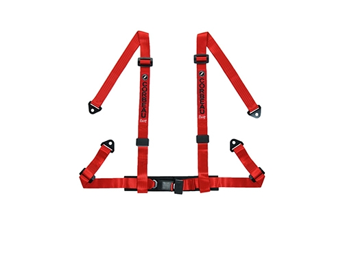 Corbeau Harness Belt Red 4 Point Bolt-In 44007B