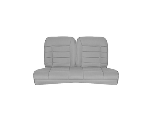 Corbeau Mustang Rear Seat Covers 83-93 Convertible Grey Cloth FB26509-CV