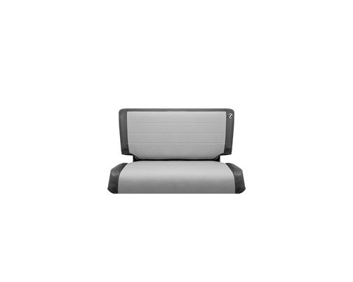 Corbeau TJ 03-06 Jeep Seat Covers Black Vinyl / Grey Cloth 82019