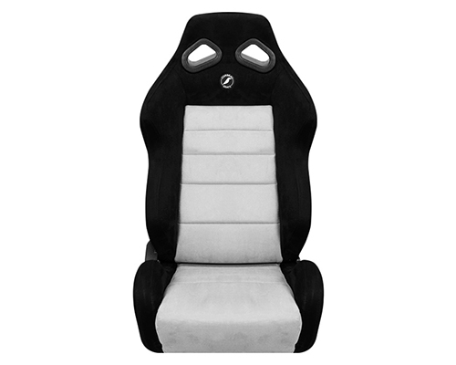 Corbeau TRS Reclining Seat Black / Grey Microsuede S20809