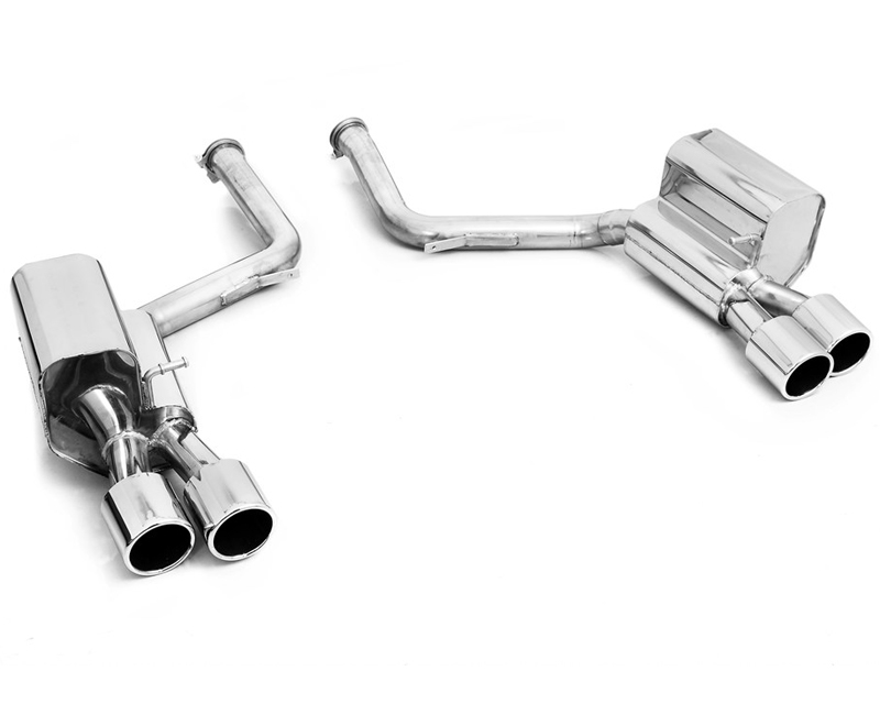 Eisenmann Stainless Axleback Exhaust 4x100mm Round Tips Porsche Panamera S / Turbo 10-13