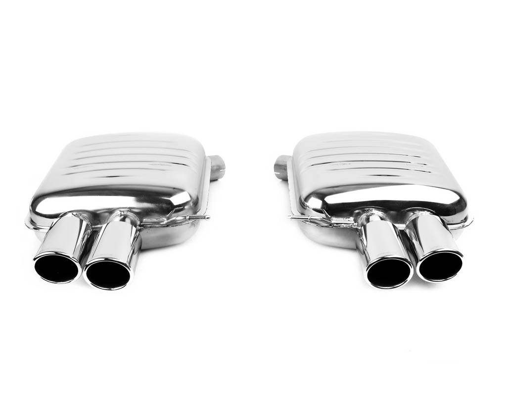 Eisenmann Stainless Axleback Exhaust 4x90mm Round Tips BMW 535i Gran Turismo 10-12