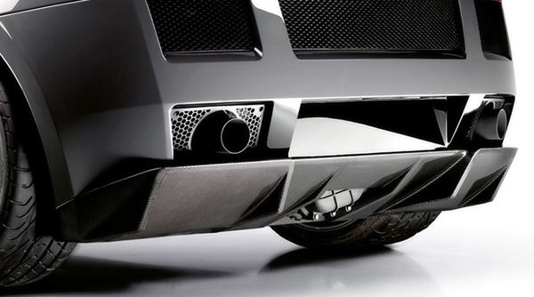 Elite Carbon Fiber Superleggera Style Rear Diffuser Lamborghini Gallardo 03-12