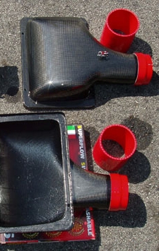 FabSpeed Red Intake Hoses Ferrari 360 99-05