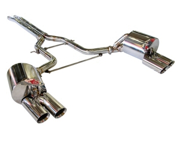 Kreissieg 4x80mm Valvetronic Cat-Back Exhaust Porsche Panamera Turbo 09-12