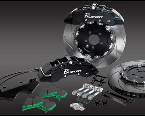 Ksport SuperComp 8 Piston 15in Front Big Brake Kit Audi TT 4WD 07+