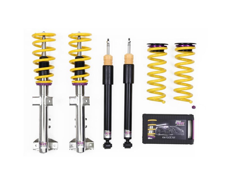 KW Street Comfort Coilover Kit with Adjustable Rebound Dampening Mercedes-Benz C-Class W204 C250 | C300 | C350 Sedan RWD 08-11