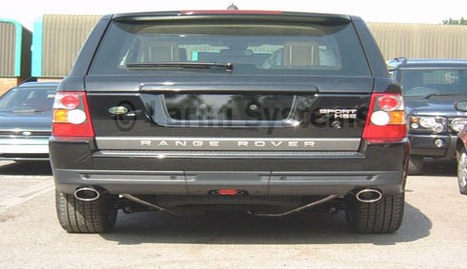 Larini Systems Sports Exhaust Dual Oval Tips Range Rover Sport TDV8 07+