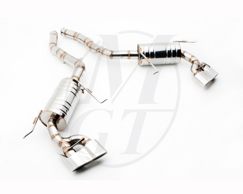 Meisterschaft Stainless GT Racing Exhaust 4x120x80mm Tips Mercedes-Benz ML63 AMG 6.3L 07-11