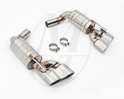 Meisterschaft Stainless GT Racing Exhaust 4x120x80mm Tips Mercedes-Benz SL550 07-11