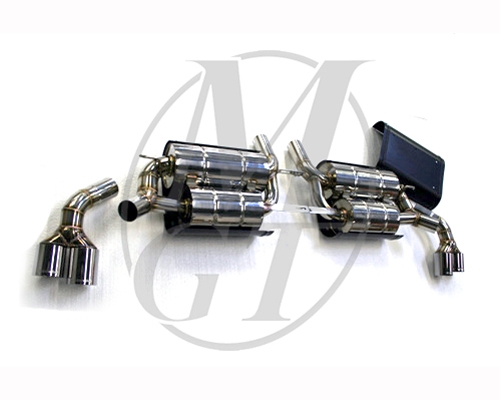 Meisterschaft Stainless GT Racing Exhaust 4x83mm Tips BMW X6 3.0L Bi-Turbo 08-10