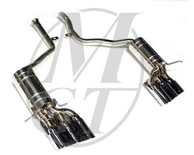 Meisterschaft Stainless GT Racing Exhaust 6x83mm Tips Mercedes-Benz C300/350 V6 Sedan 08-11