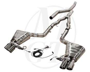 Meisterschaft Stainless GTC Cat-Back Exhaust 4x90mm Tips BMW 535i Sedan F10 11+