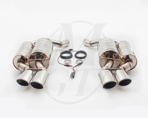 Meisterschaft Stainless GTC Exhaust 4x120x80mm Tips BMW M6 Coupe / Convertible 05-10