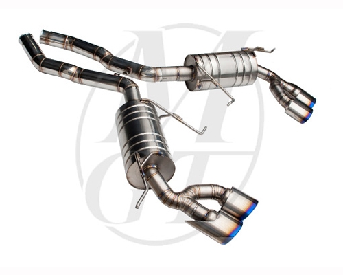 Meisterschaft Titanium GT Racing Exhaust 4x120x80mm Tips Mercedes-Benz ML63 AMG 6.3L 07-11