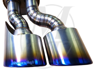 Meisterschaft Titanium GT2 Racing Exhaust Tips Mercedes-Benz SL63 AMG 08-11