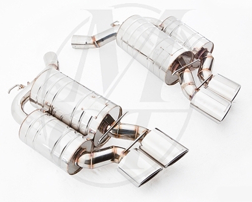 Meisterschaft Titanium GTS Ultimate Exhaust 4x120x80mm Tips BMW M6 Coupe / Convertible 05-10