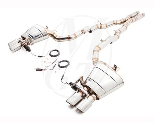 Meisterschaft Titanium GTS Ultimate Exhaust 4x90mm Tips BMW 550i Sedan F10 11+