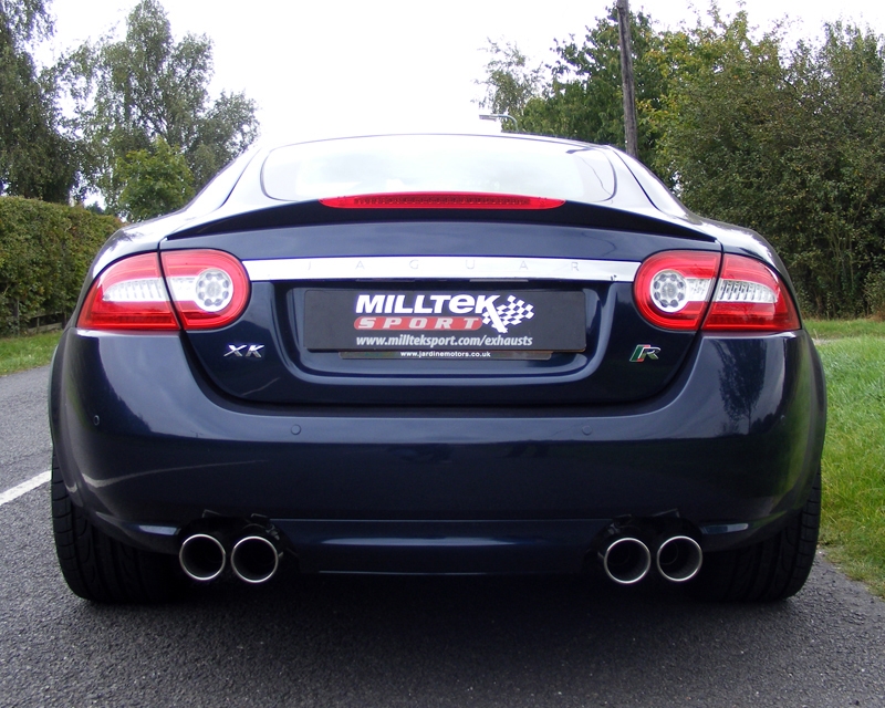 Milltek Catback Non-Resonated Center Silencer Rep Pipe Jaguar XKR 4.2 V8 00-06