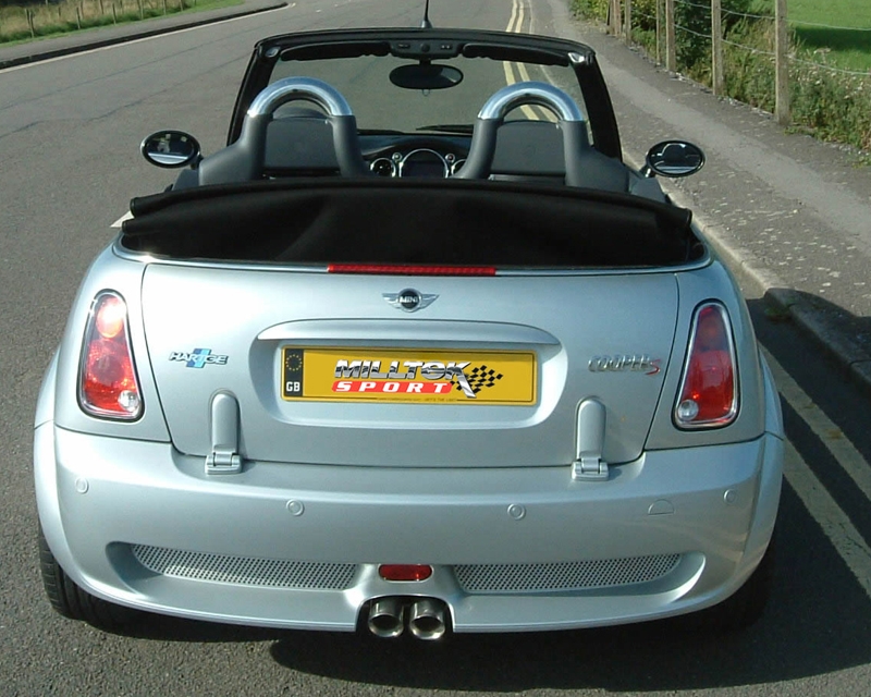 Milltek Catback Non-Resonated Set Mini Cooper S MK1 Convertible 04-13