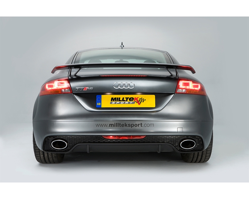 Milltek Catback Non-Resonated Valved | Rear Silencer Assembly Audi TT MK2 TT RS Coupe 2.5T Quattro 09-13