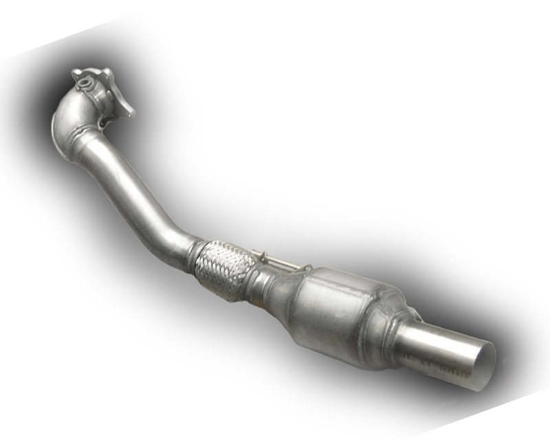 Milltek Downpipe with High Flow Cat  Audi TT MK2 2.0 TFSI 2WD 07-13