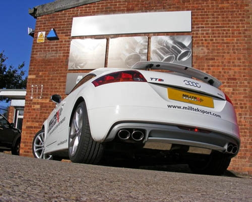 Milltek Non Resonated Catback Exhaust Audi TTS | TT 2.0T Quattro 07-12