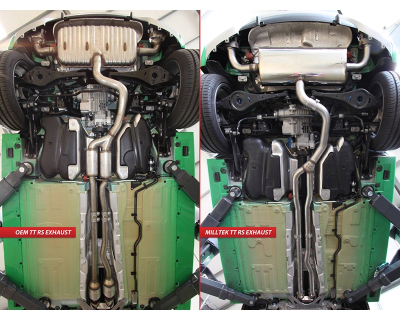 Milltek Secondary Cat Bypass | LH Secondary Catalyst Bypass Pipe Audi TT MK2 TT RS Coupe 2.5T Quattro 09-13