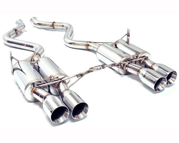 MXP Stainless Exhaust Rear Section w/Chrome Tips BMW E92 M3 08-11