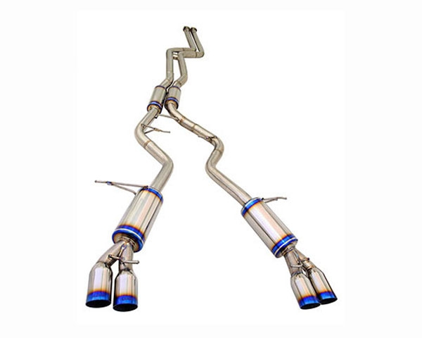 MXP Titanium Cat-Back Exhaust w/Quad Tips BMW 335i 06-11