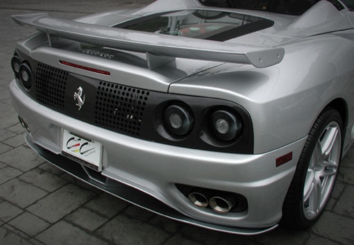 Novitec Black Tail Lights Ferrari 360 Modena Stradale 99-05